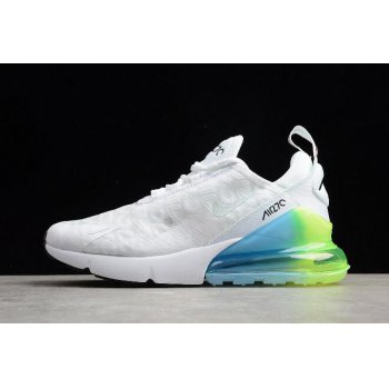 Nike Air Max 270 SE White Explosion Green-Yellow AQ9164-100 Shoes